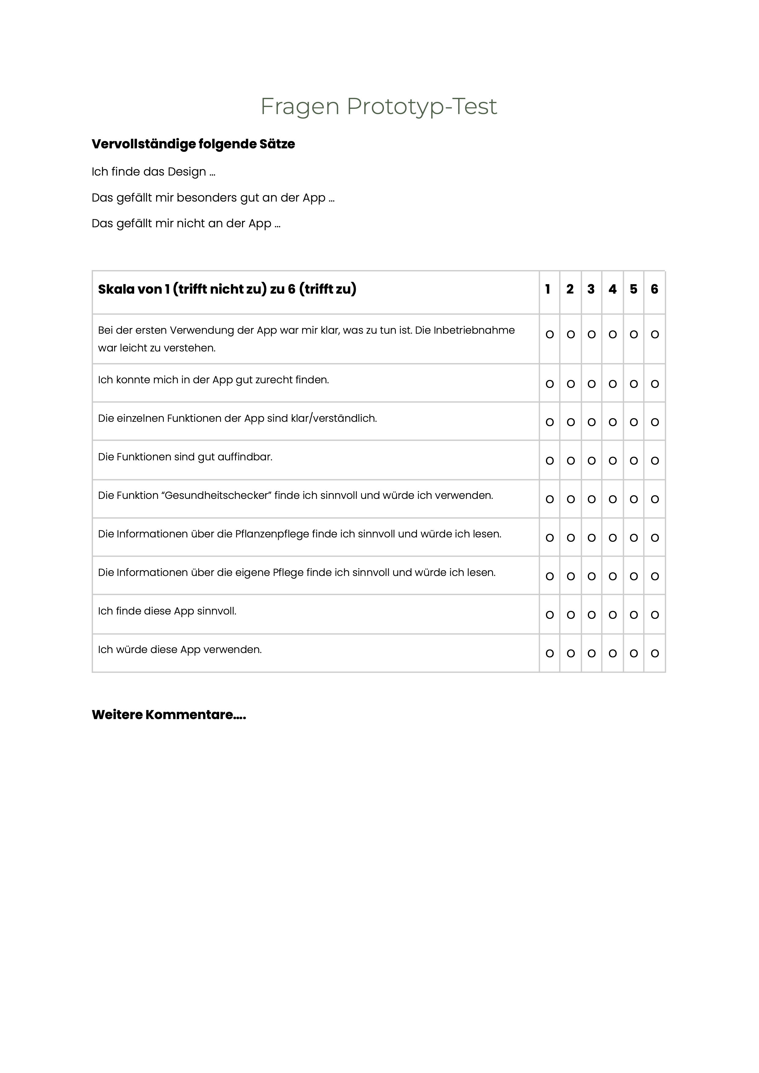 Usertest